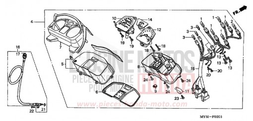 MESSGERAET (CB500S) CB500S2 de 2002
